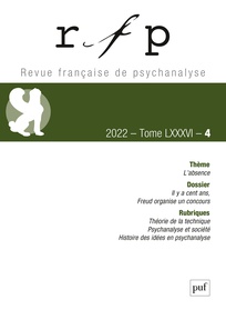 Revue Française de Psychanalyse
