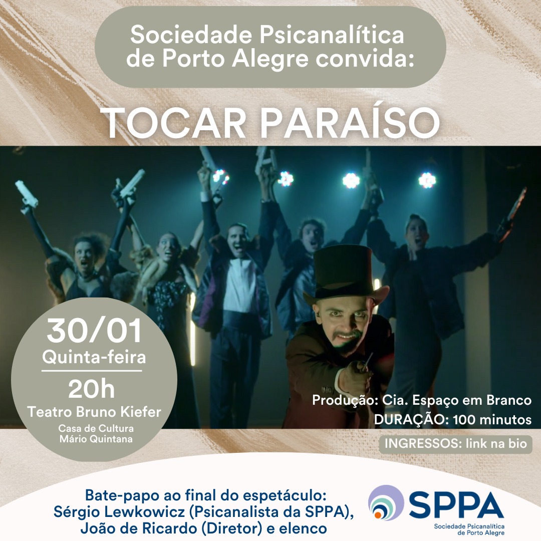 SPPA convida para o espetáculo: TOCAR PARAÍSO