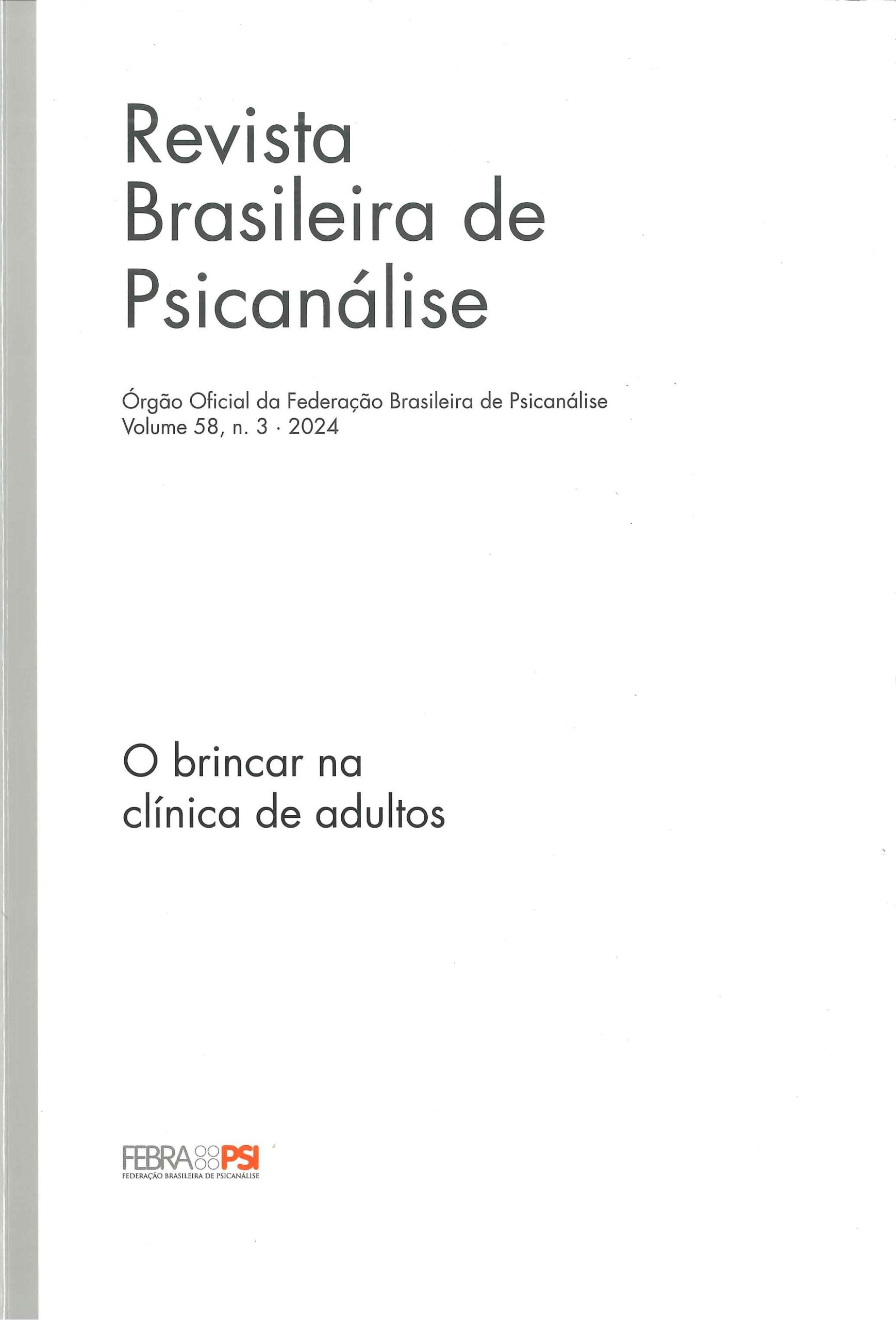 Revista Brasileira de Psicanálise