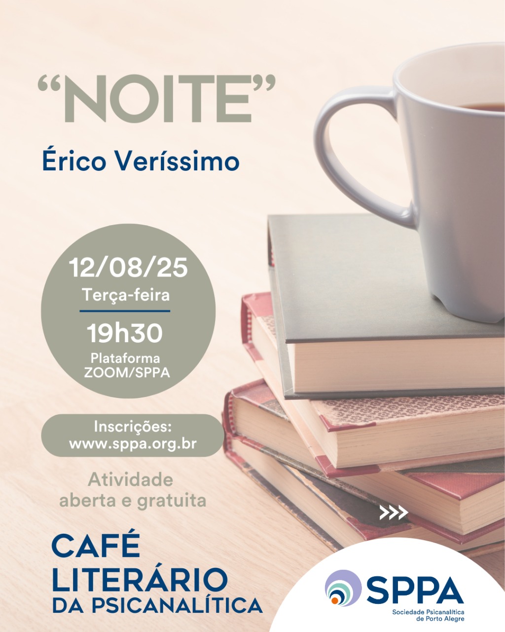 Café Literário da Psicanalítica: “Noite”, de Érico Veríssimo