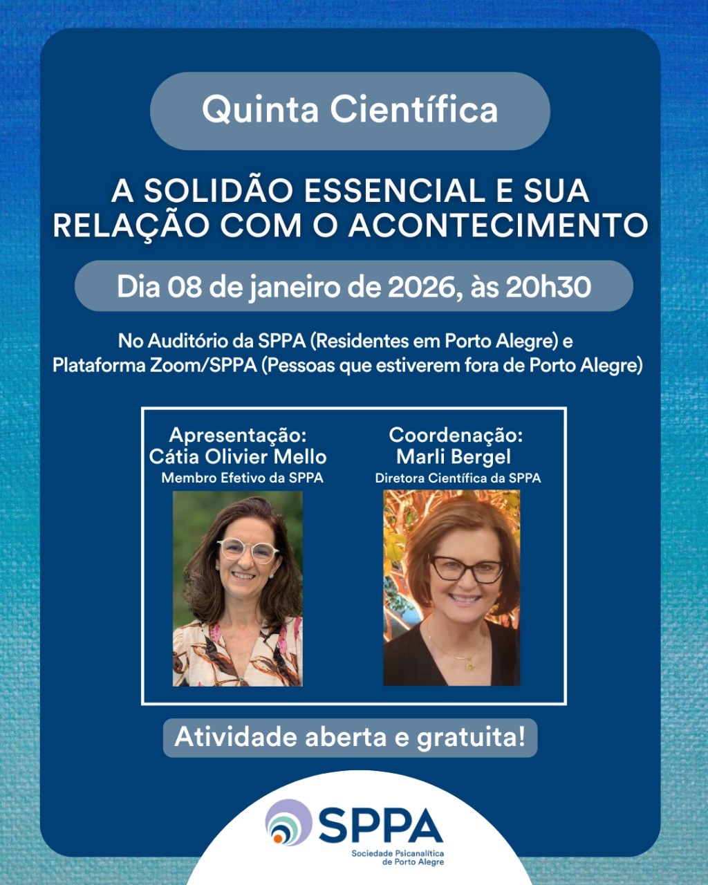 Quinta Científica “A solidão essencial e sua relação com o acontecimento”