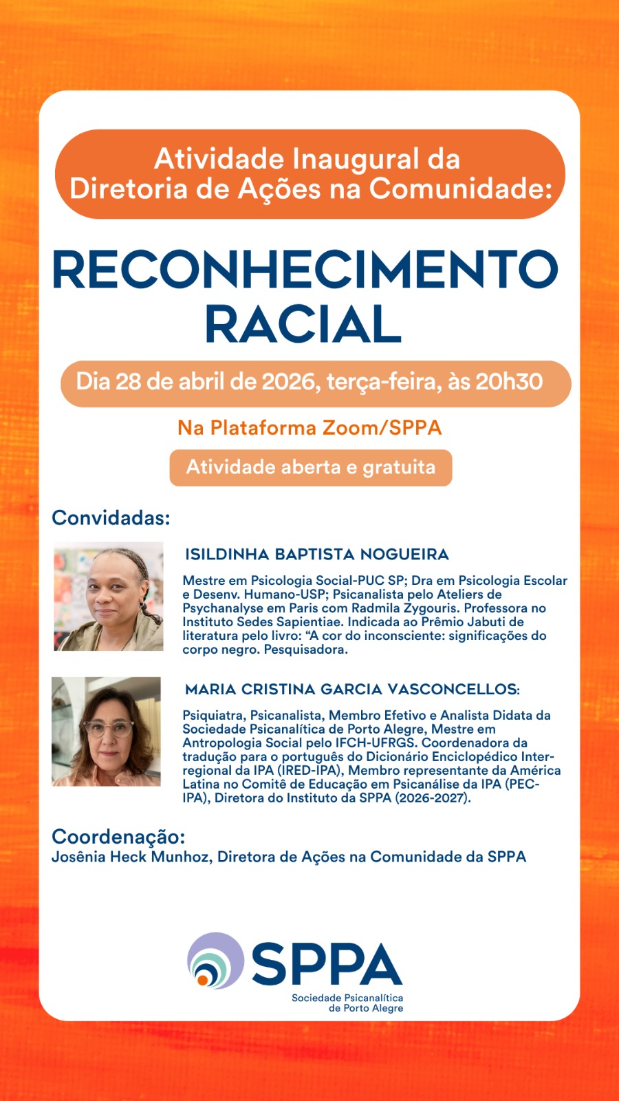 Atividade Inaugural da Diretoria de Ações na Comunidade: Reconhecimento Racial