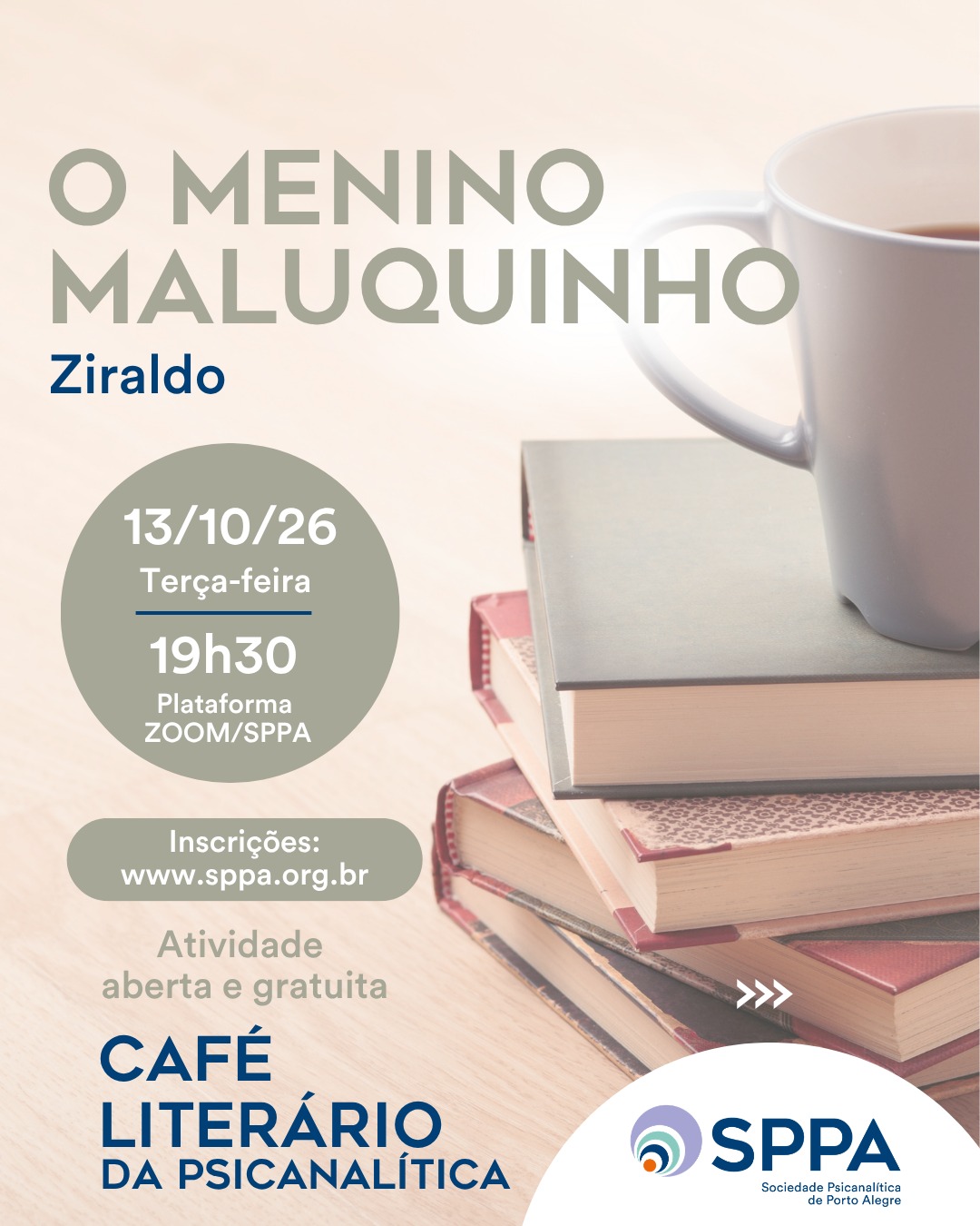 Café Literário da Psicanalítica: O Menino Maluquinho, de Ziraldo